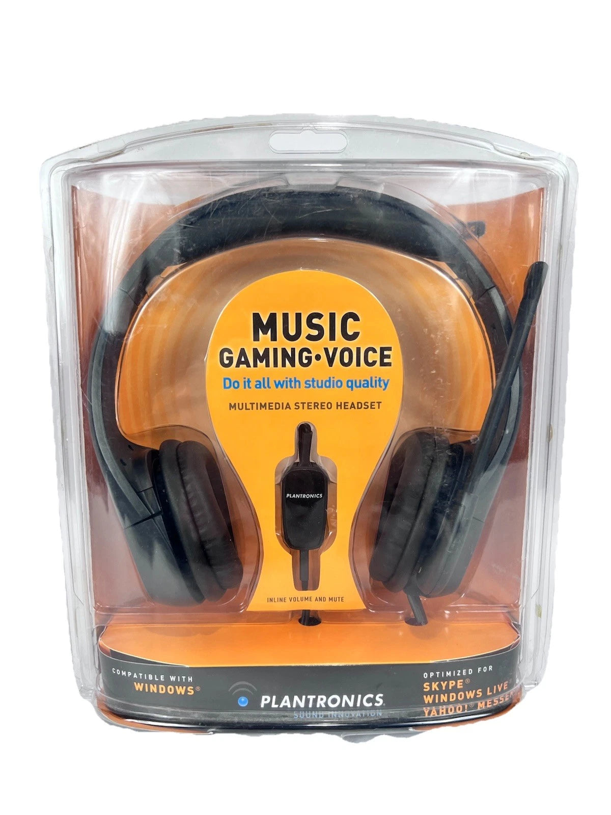 Plantronics Audio 355 Black Headband Headsets Plantronics