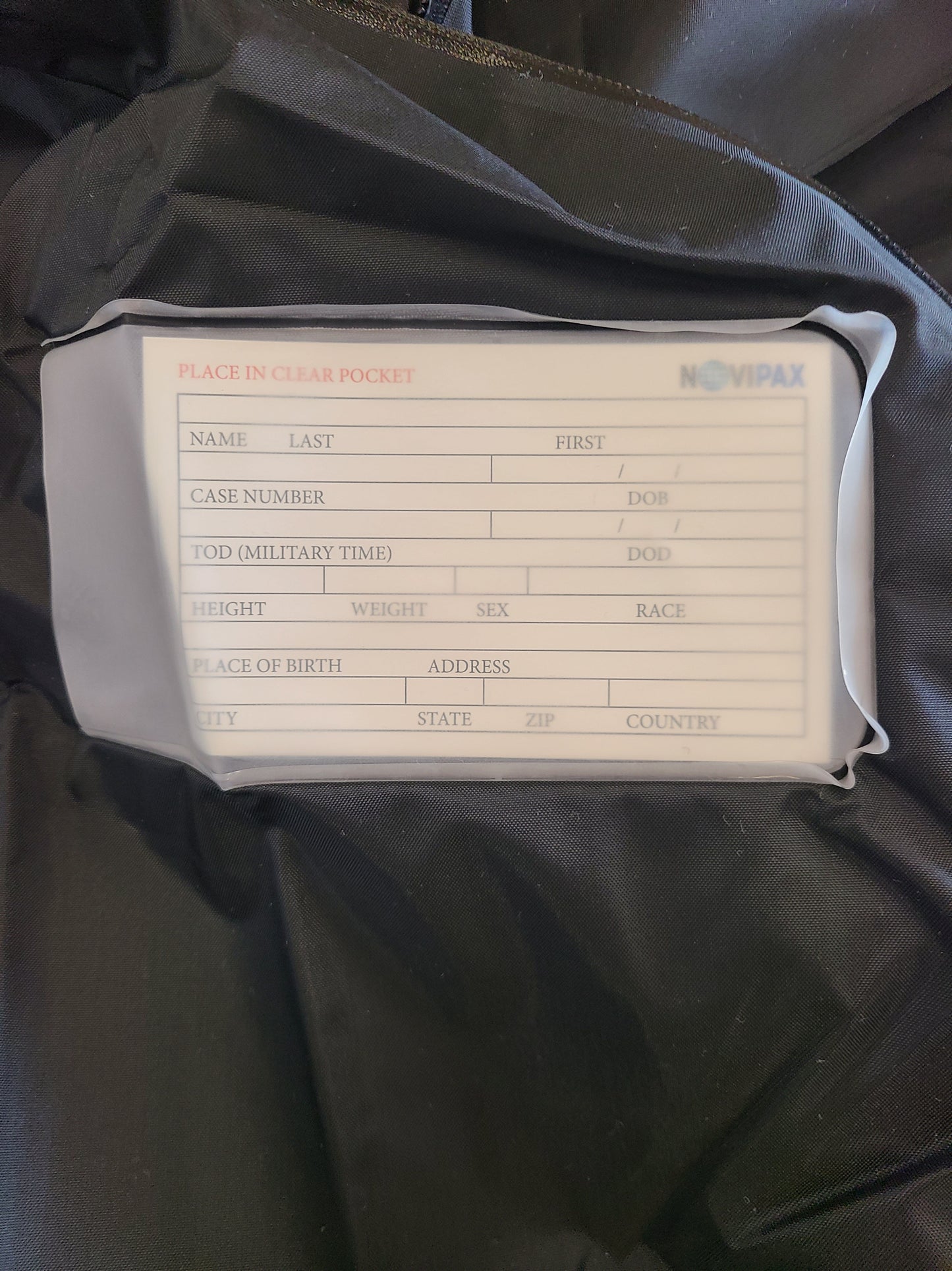 Novipax XAPLSV-3378BG-1V Human Remains Pouches - Disaster Bag New in Packaging - USA Supply