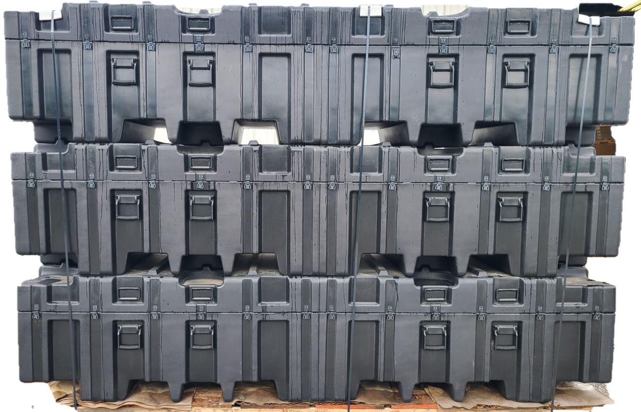 Military grade cargo hard container - Container Exterior dimensions 142''L x 30h'' x 37w'' - USA Supply