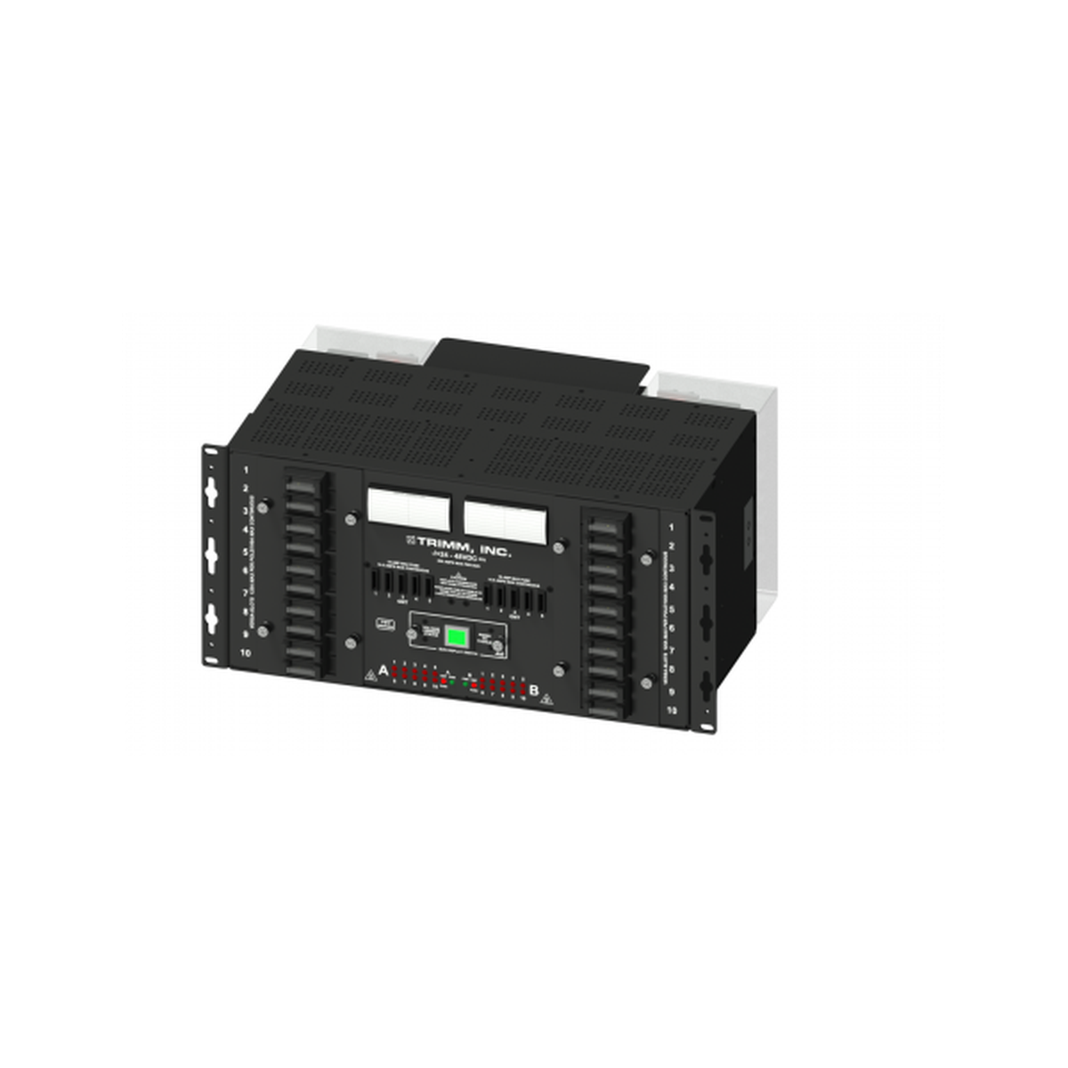 Versatile Fuse/Breaker Panel, 10/10 Versa-Slots, 5/5 GMT, Dual Inputs/Bus, 2 Hole Input/Output, Power/Fuse Fail Alarm, Bus Display - USA Supply