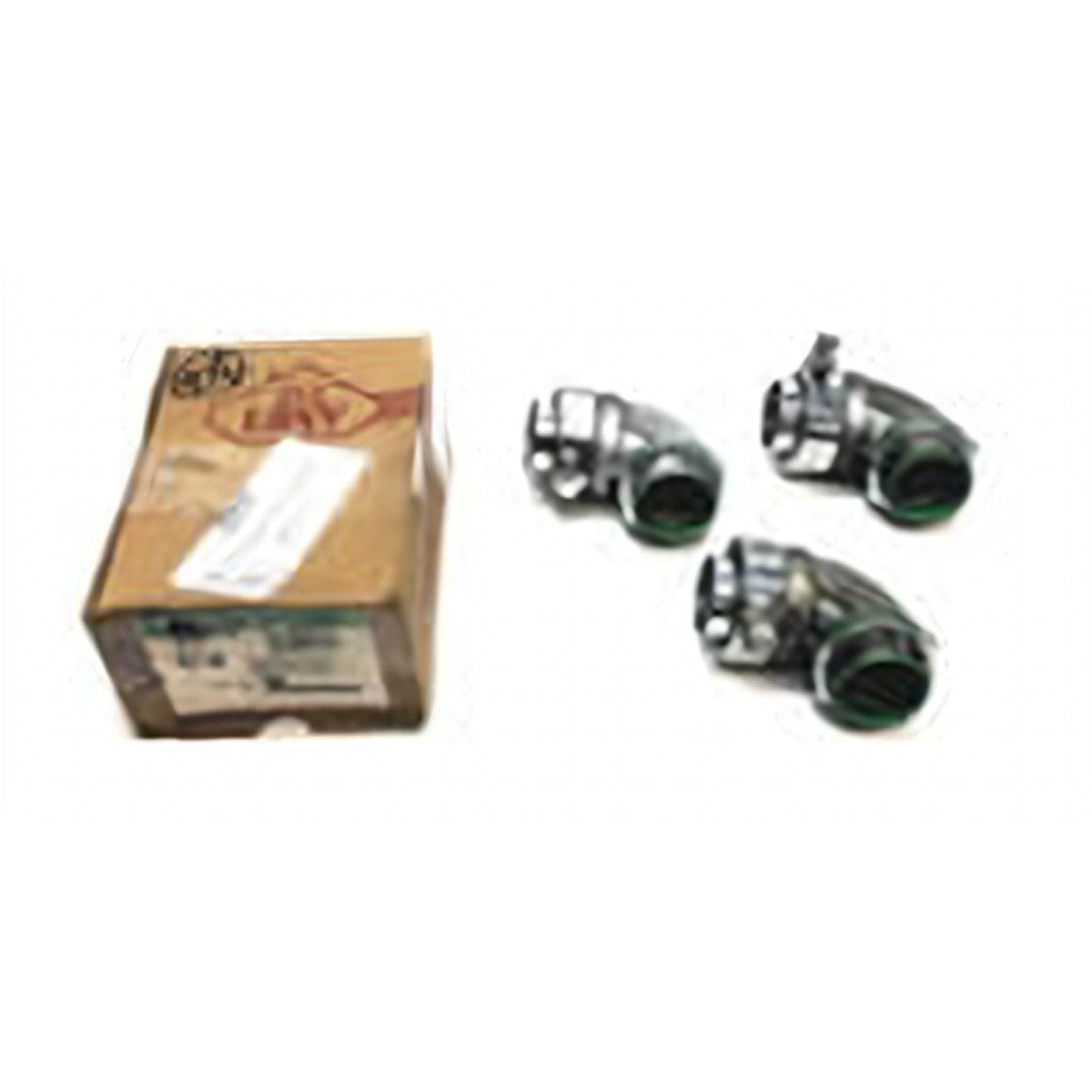 MFI CO Box of (3) 90 Degree Liquid Tight Connector STR15090BGL NOS
