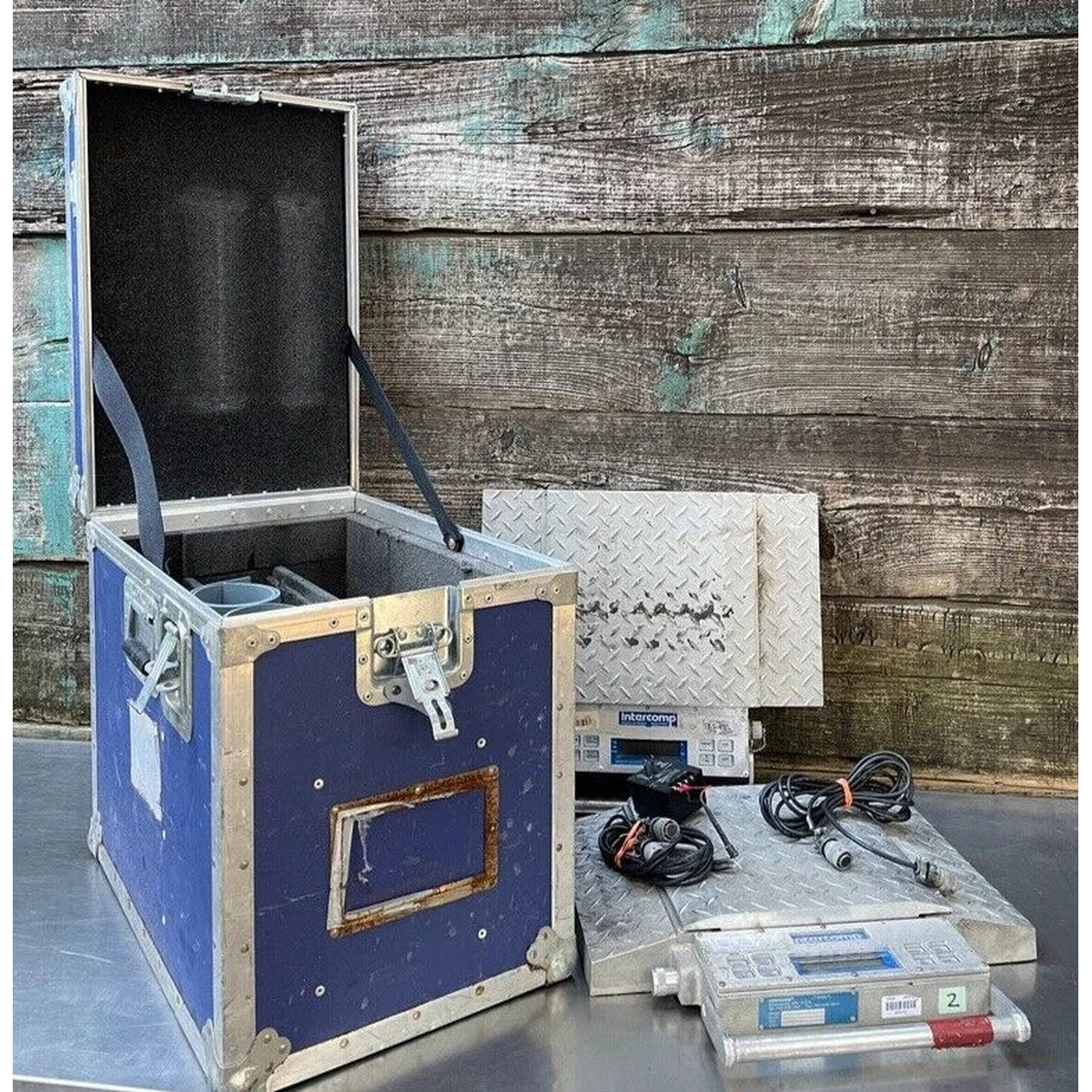 Intercomp PT300 Wheel Load 25,000 Portable Truck Scale - Lot of 2 - part PT300-25K-M-NP - USA Supply (1 of 2)