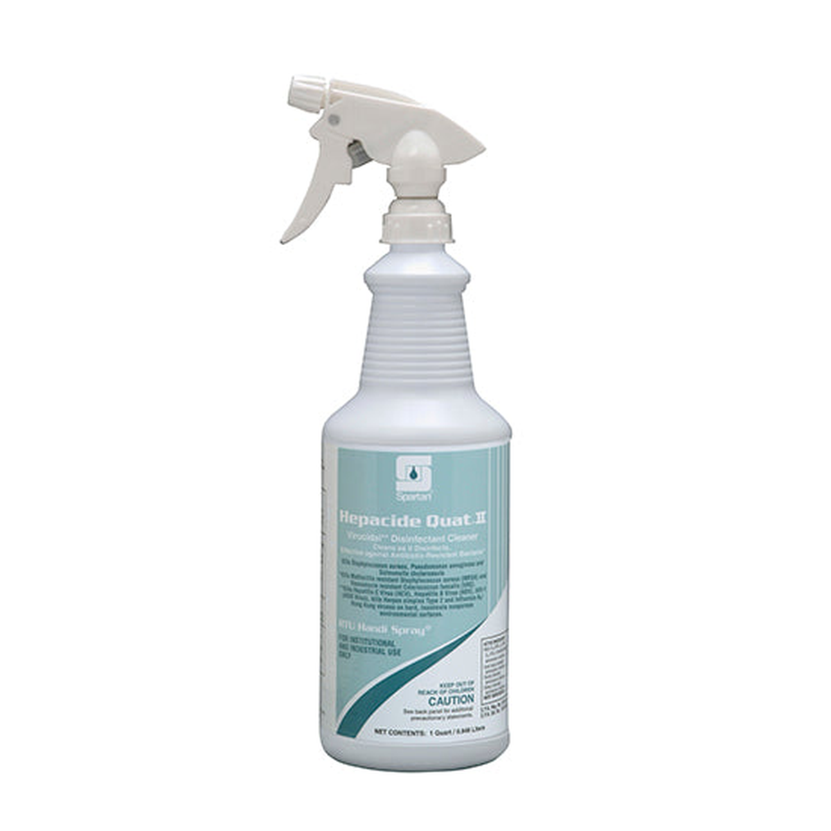 Spartan Hepacide Quat II Disinfectant Spray - Qt, RTU, 12/cs - USA Supply