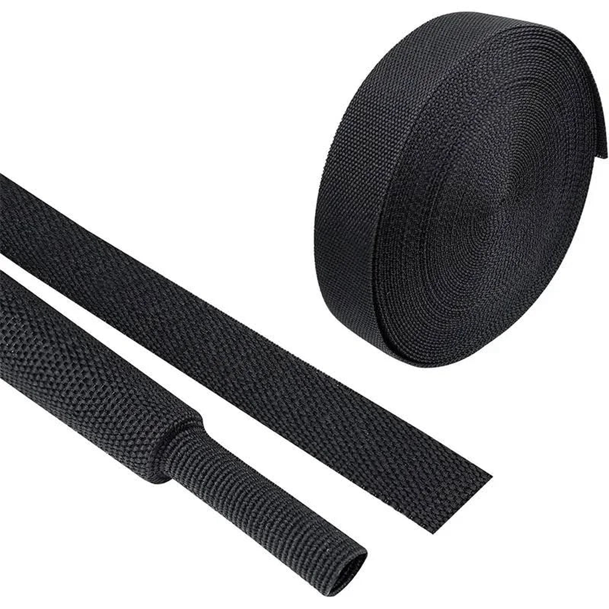 1~50m Pet Braided Cable Sleeve Heat Shrink Tube Insulation - part PCS-PET-BRAID-FR-1-50M - USA Supply