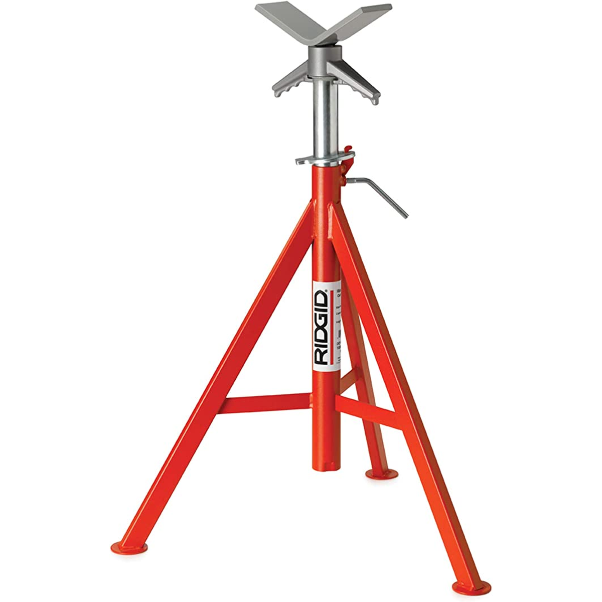 RIDGID 56662 Model VJ-99 V Head High Pipe Stand, 12-inch - USA Supply (1 of 6)