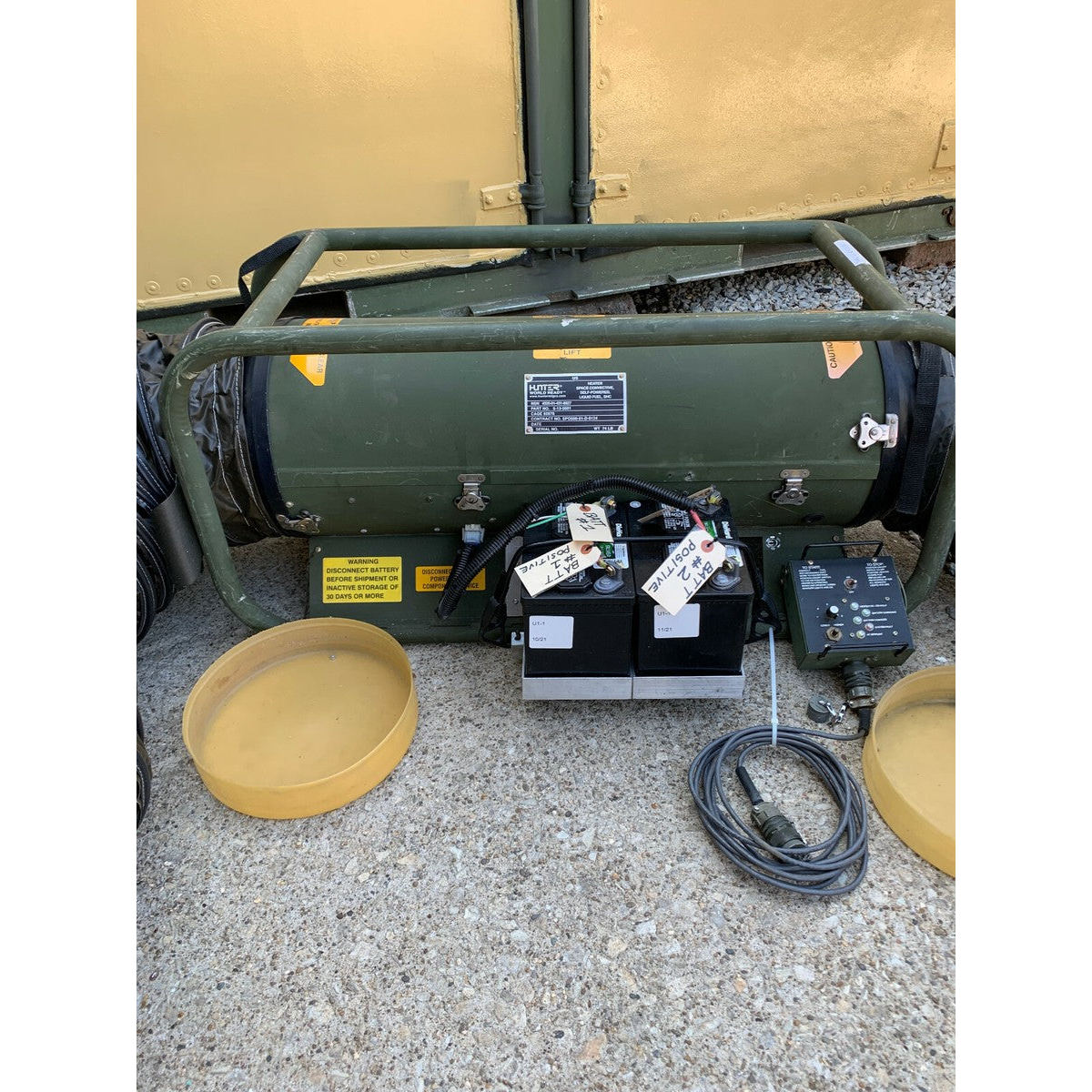 Space Heater, Convective, NSN 4520-01-431-8927 used - part SHC35K-8927 - USA Supply