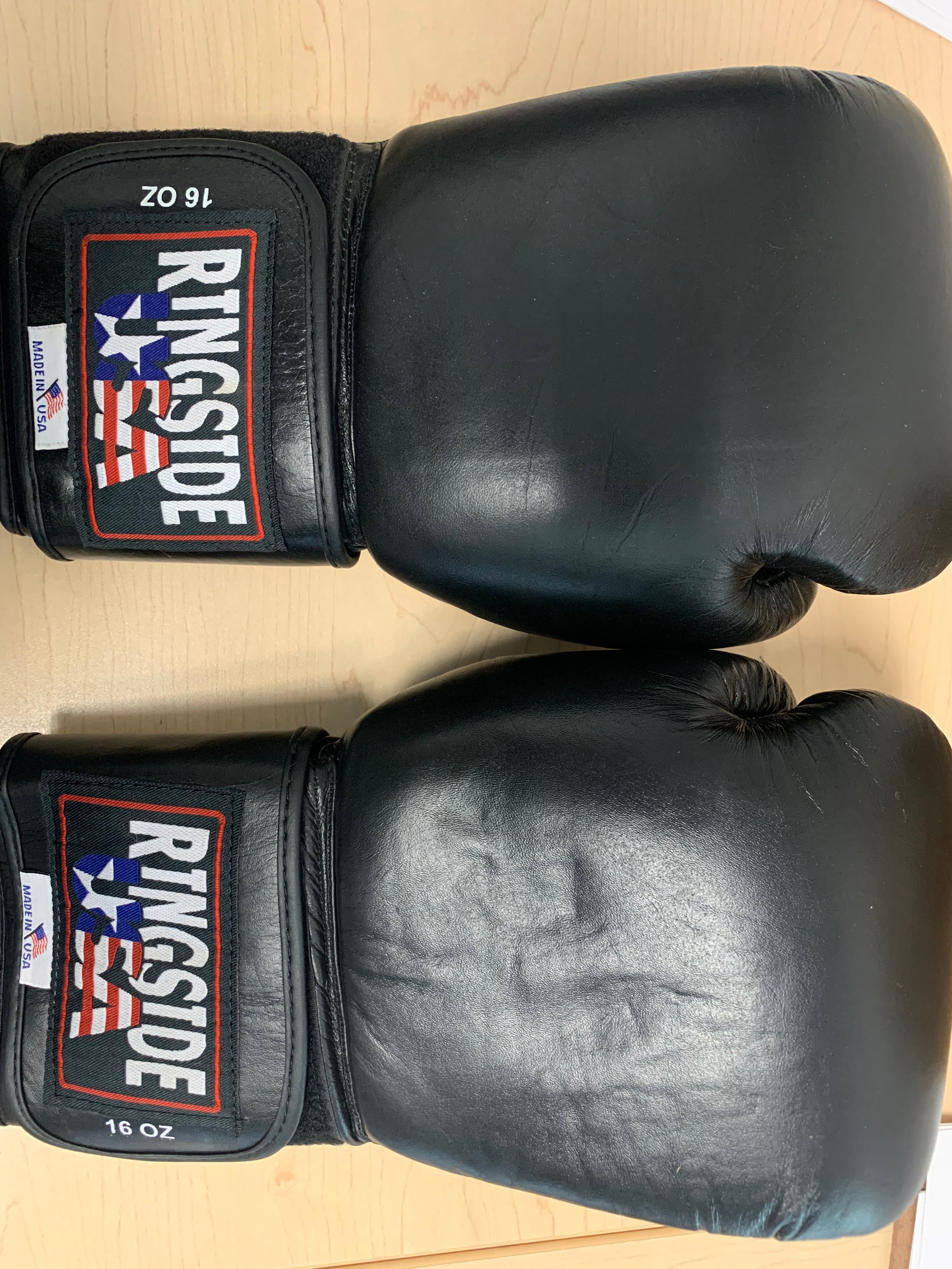 Ringside Combat Sports Boxing Gloves 16oz-Used - part usarp - USA Supply (1 of 2)