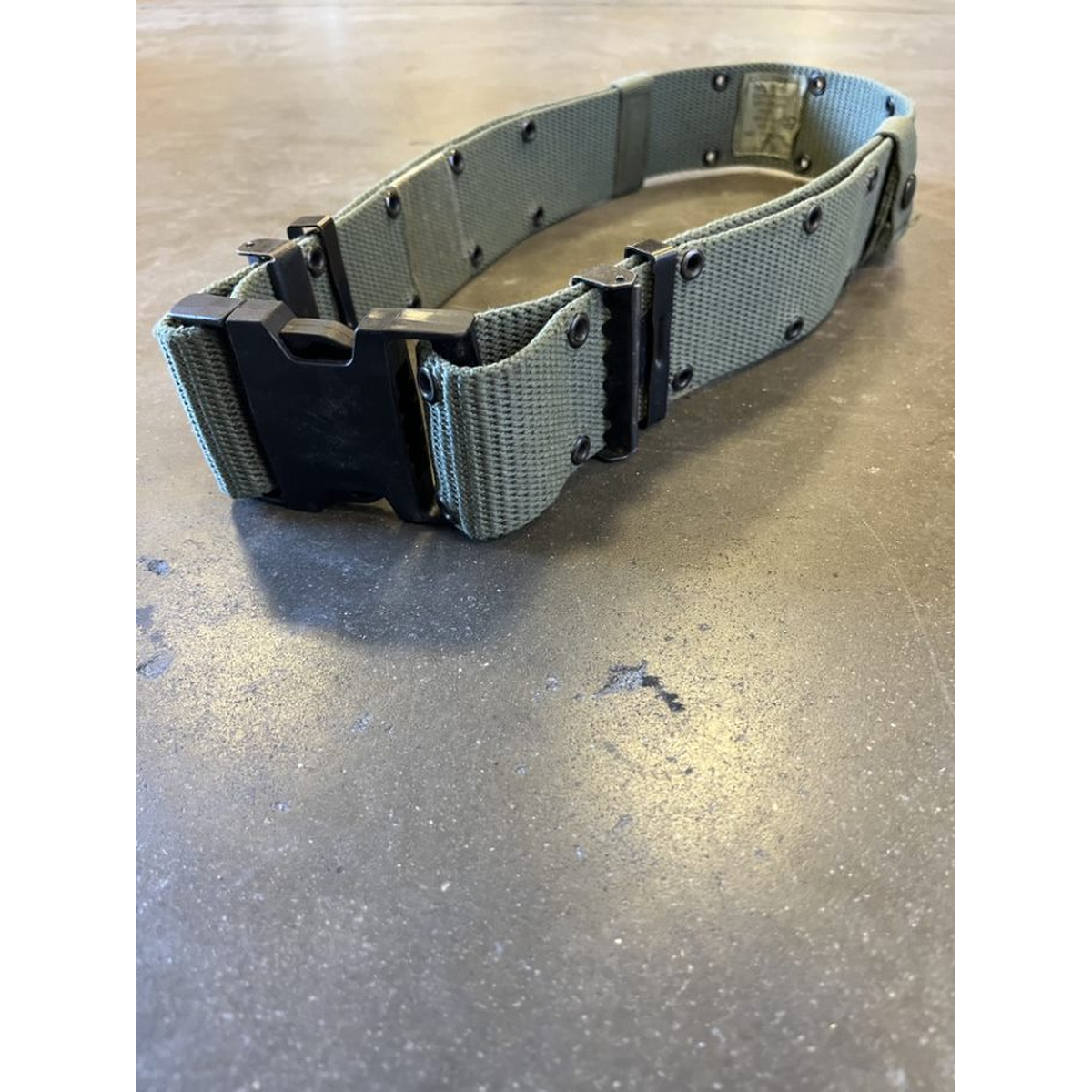 USMC Military OD Nylon individual Equipment Belt Large - part 8465013221966 - USA Supply (1 of 3)