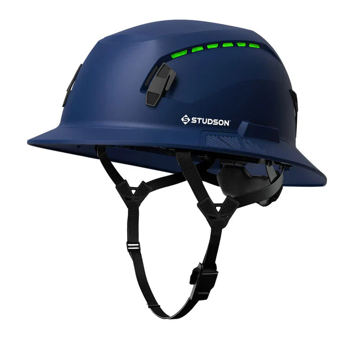 Studson SHK-1 Vented Full Brim Safety Helmet (navy blue) NEW!