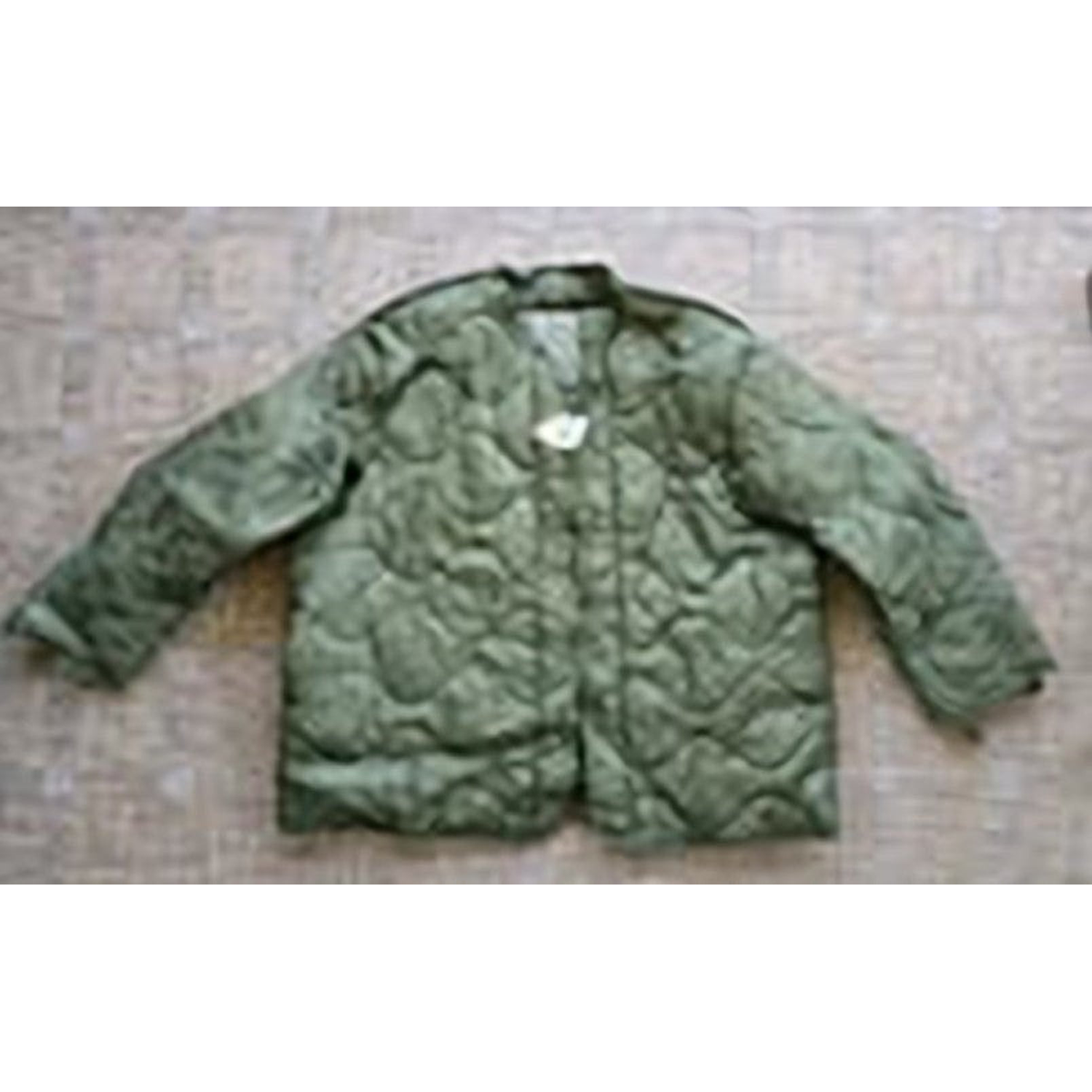 US GI Military M-65 Field Jacket OD Green Quilted Coat L