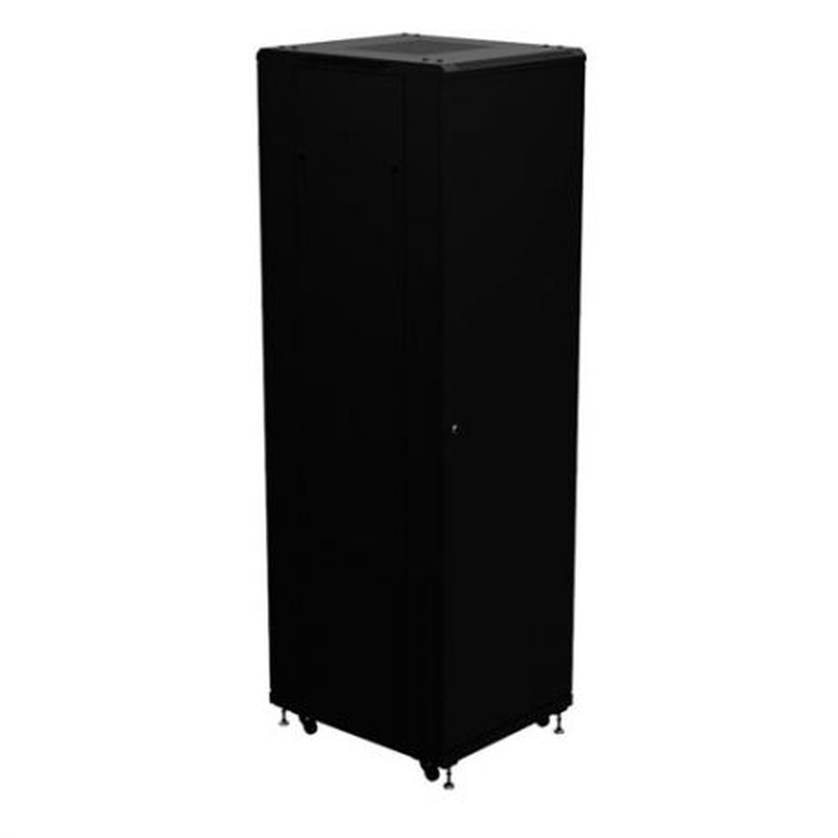 42U AV Rack Cabinet Black Color - part SMC6742-1032-G-BK - USA Supply