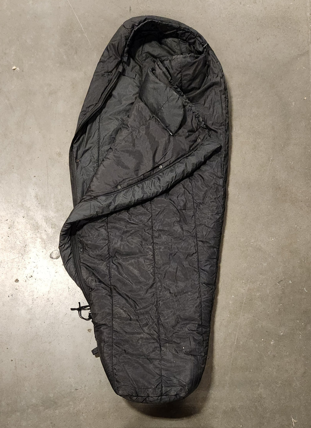 Intermediate Cold Weather Modular Sleeping Bag, Black