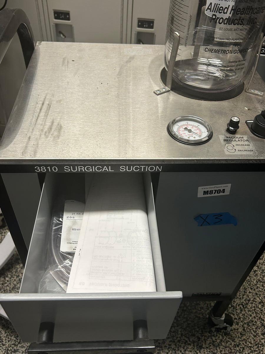 Gomco Model 3810 Surgical Aspirator Used USA Supply