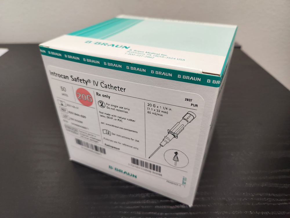Braun Introcan Safety IV Catheter (200 per Case)