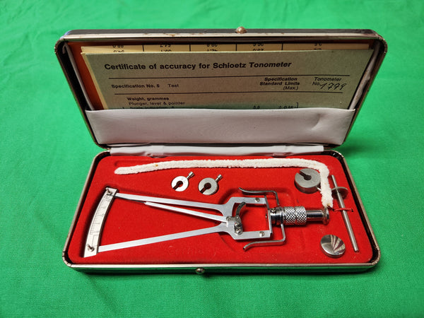 Vintage Schioetz Tonometer