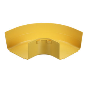 Panduit FiberRunner Horizontal Right-Angle, 6x4, PC/ABS Plastic, Yellow, 1Pc