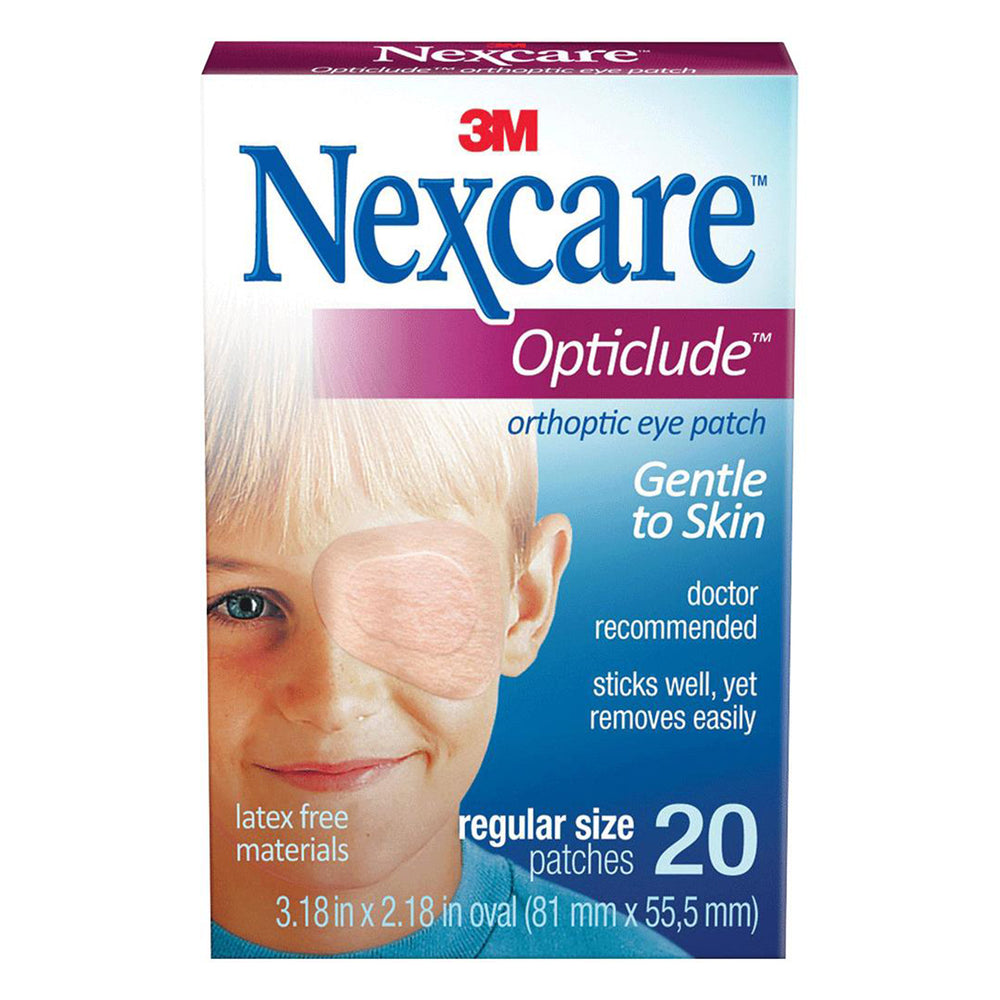 3M 1539 Nexcare Opticlude Orthoptic Eye Patch Regular Size 3.18" x 2.18" - 20pcs - USA Supply