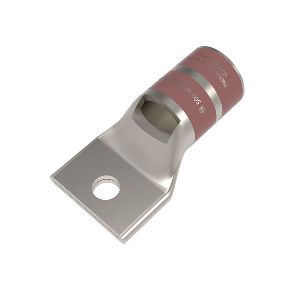 Burndy YA34L6 500 kcmil 1/2" Stud 1 Hole Copper Compression Terminal - 6pcs - USA Supply