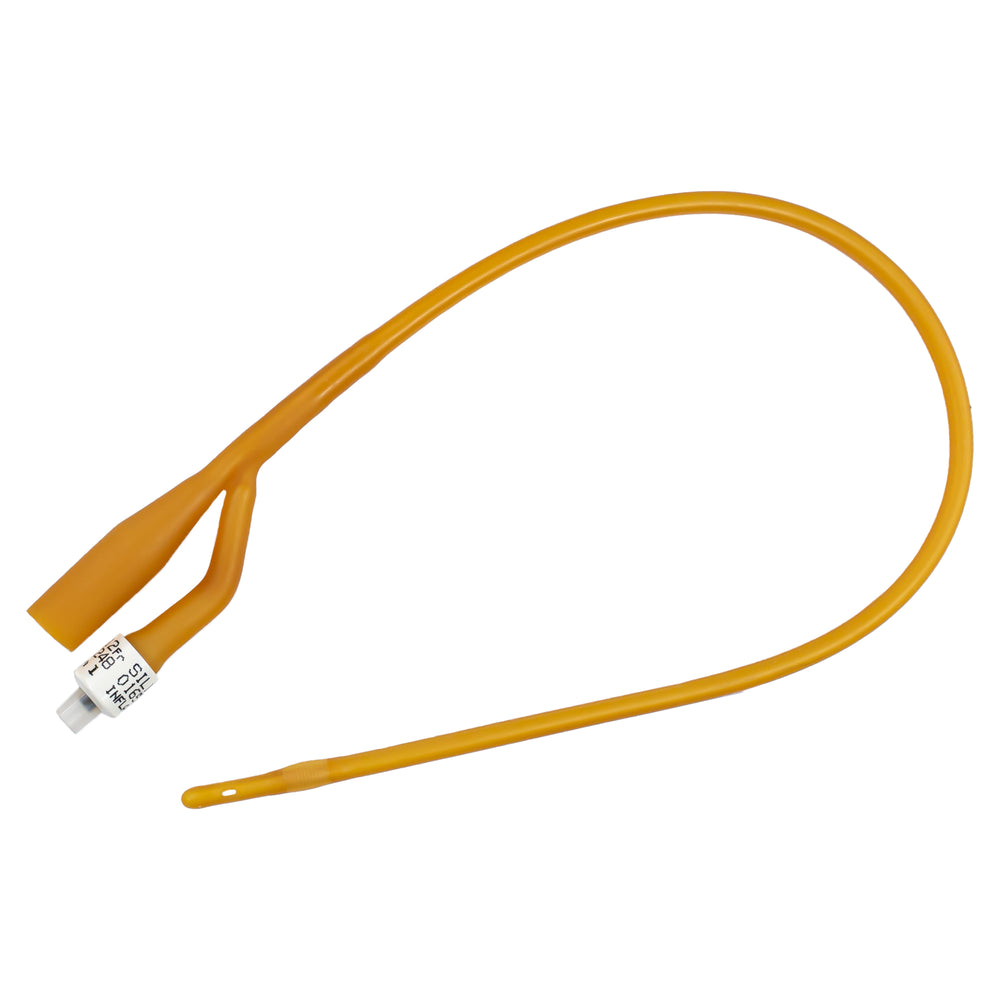 Bardex 0165V12S Foley Catheter 12 Fr. 5cc Ribbed Balloon Silicone Coated - USA Supply