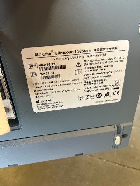 SonoSite M-Turbo Ultrasound Machine - USA Supply