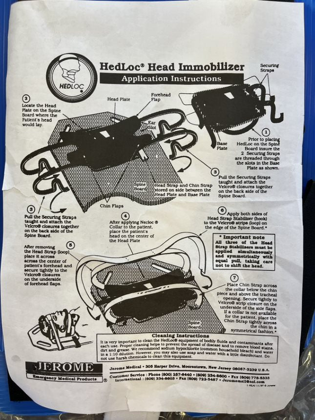 
                  
                    HEDLOC HEAD IMMOBILIZER (C-COLLAR) - USA Supply
                  
                
