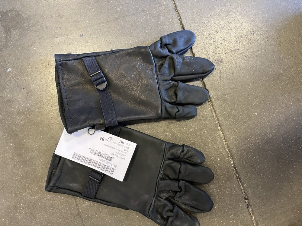 Leather Black Gloves Men and Women- Size 2 (Used)