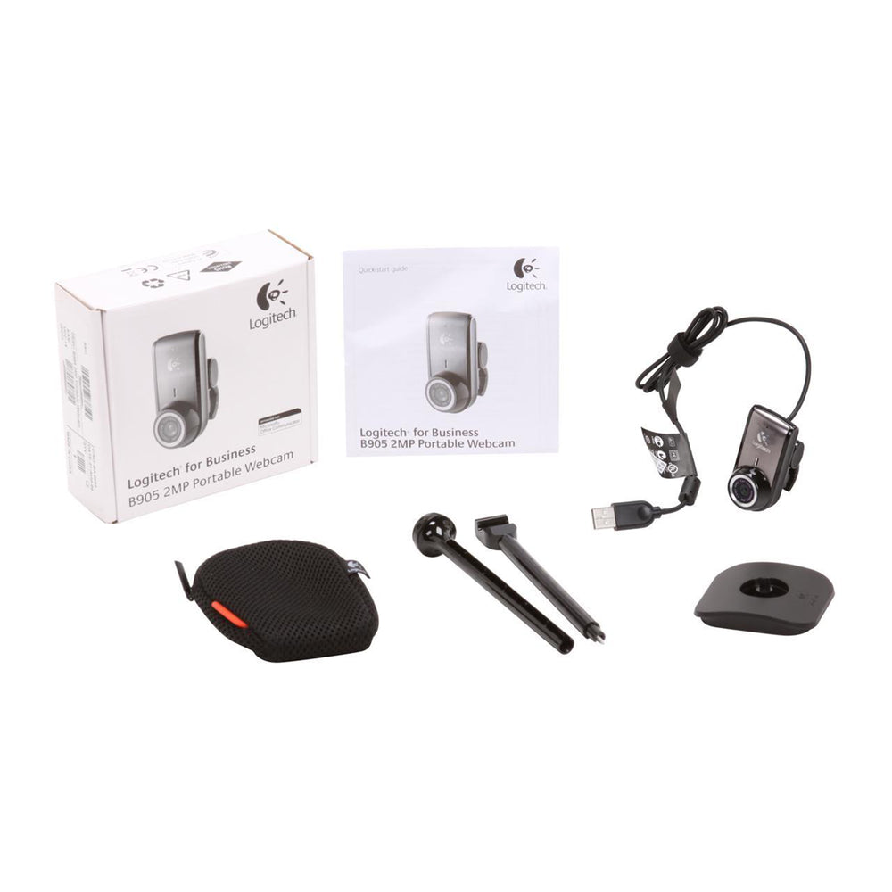 
                  
                    Logitech B905 2MP Portable Webcam for Business - USA Supply
                  
                