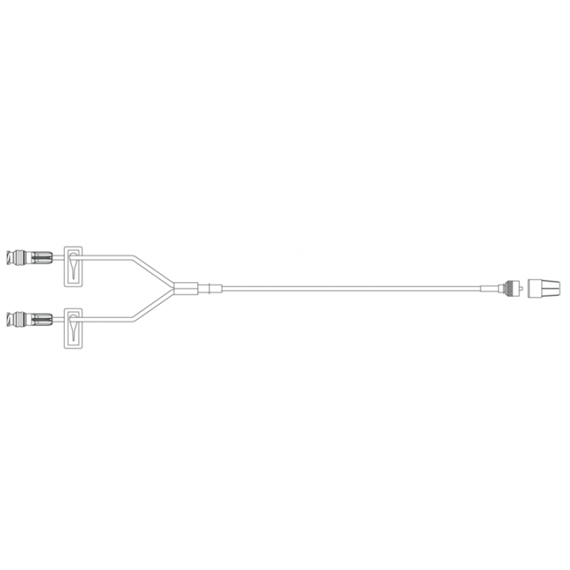 SmartSite™ extension set pressure rated smallbore bifuse - 20019E - 25 Unit Shelfpack - Expires:  01-20-2023 - USA Supply