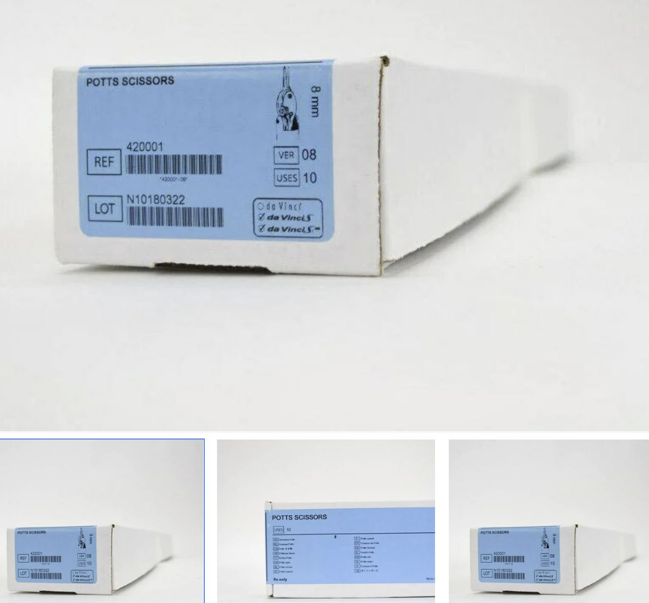 
                  
                    420001 NEW Da Vinci Potts Scissors, 8 mm - USA Supply
                  
                