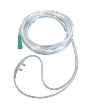 AirLife Standard Nasal Cannula 001327 with 21' Foot Oxygen Supply Tubing - USA Supply