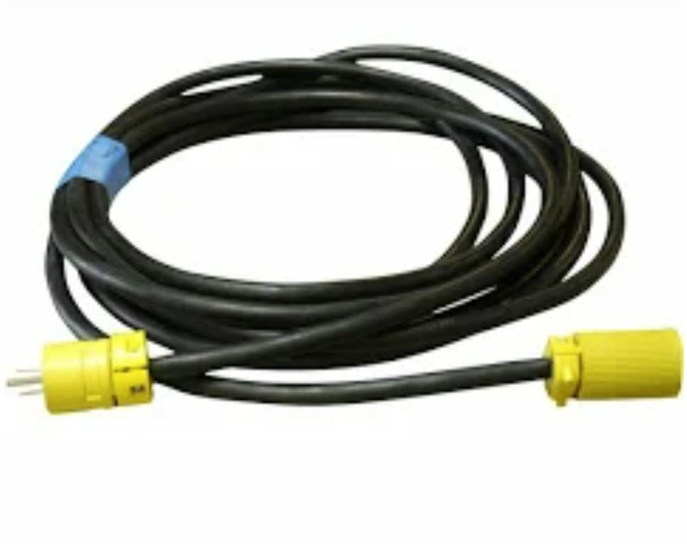 18 Foot Extension Whip for WAL-SL- Temporary LED String Lights - 5-15 Cord Cap and Plug - USA Supply