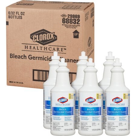 
                  
                    Clorox Healthcare Bleach Germicidal Cleaner Pull-Top, 32 Ounces - Unscented - New/Open Box
                  
                