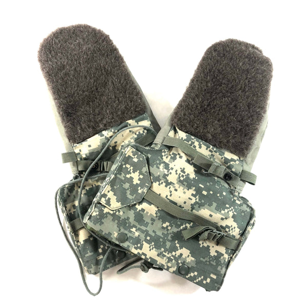 Extreme Cold Weather Digital Camo Military Mittens - Small