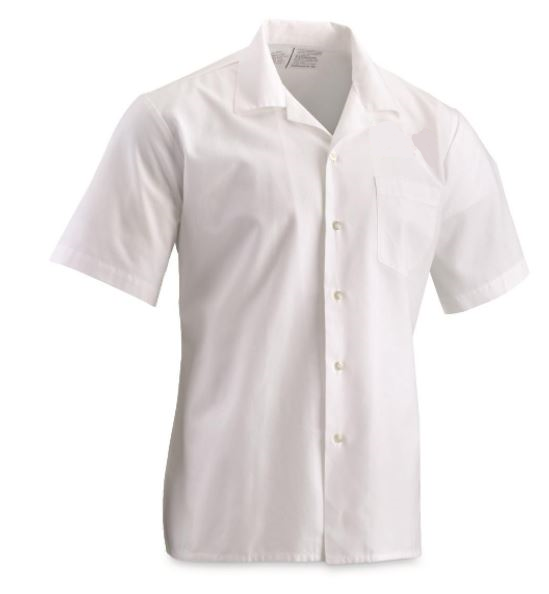 General Purpose Smocks/ White button down shirt