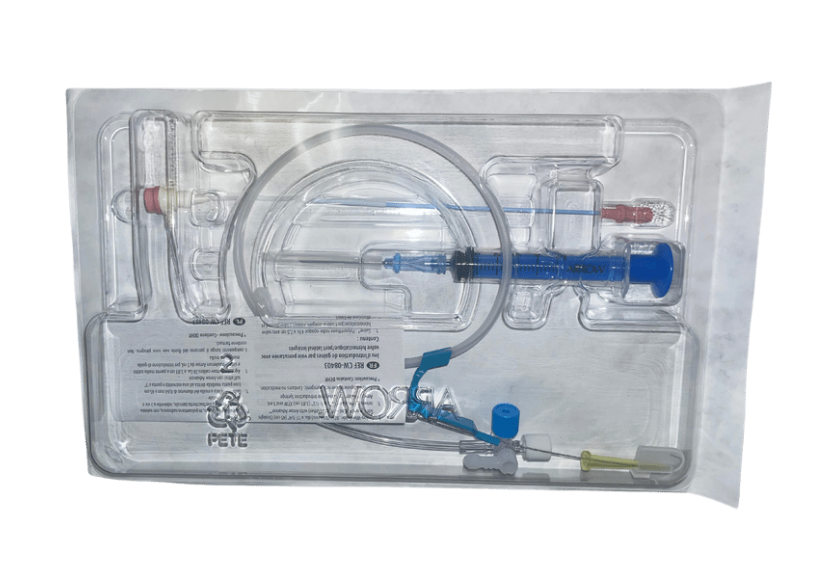 
                  
                    Arrow Percutaneous Sheath Introducer Set, with Integral Hemostasis Valve/Side Port, CW-08403 - USA Supply
                  
                
