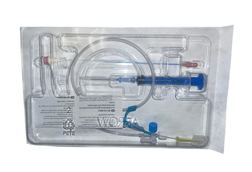 Arrow Percutaneous Sheath Introducer Set, with Integral Hemostasis Valve/Side Port, CW-08403 - USA Supply