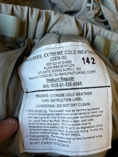 
                  
                    GI Extreme Cold Weather GEN III Level 7 Trousers
                  
                