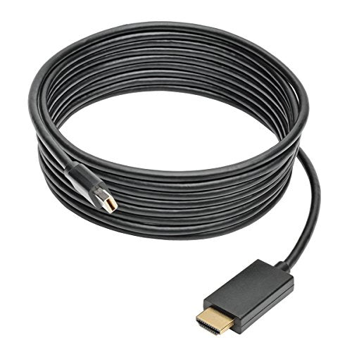 Tripp Lite Mini Displayport to HD Cable Adapter, MDP to HDMI (M/M), MDP2HDMI, 1080p, 6 ft. (P586-006-HDMI),Black - USA Supply
