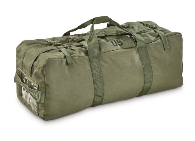 U.S. Military Surplus Zip Duffel Bag, Improved Transport Bag Used - USA Supply
