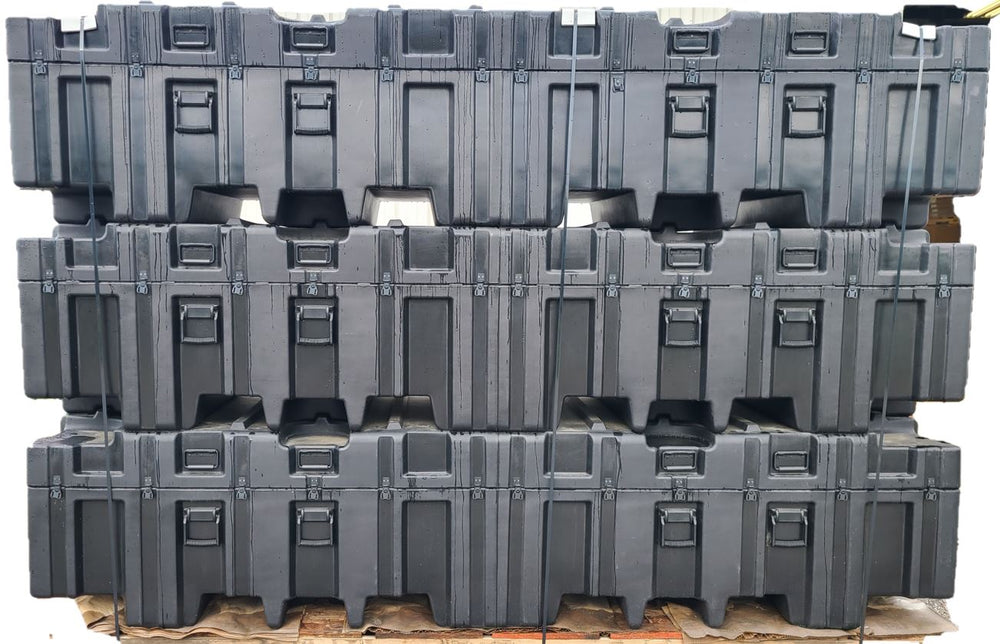 Military grade cargo hard container - Container Exterior dimensions 142''L x 30h'' x 37w'' - USA Supply