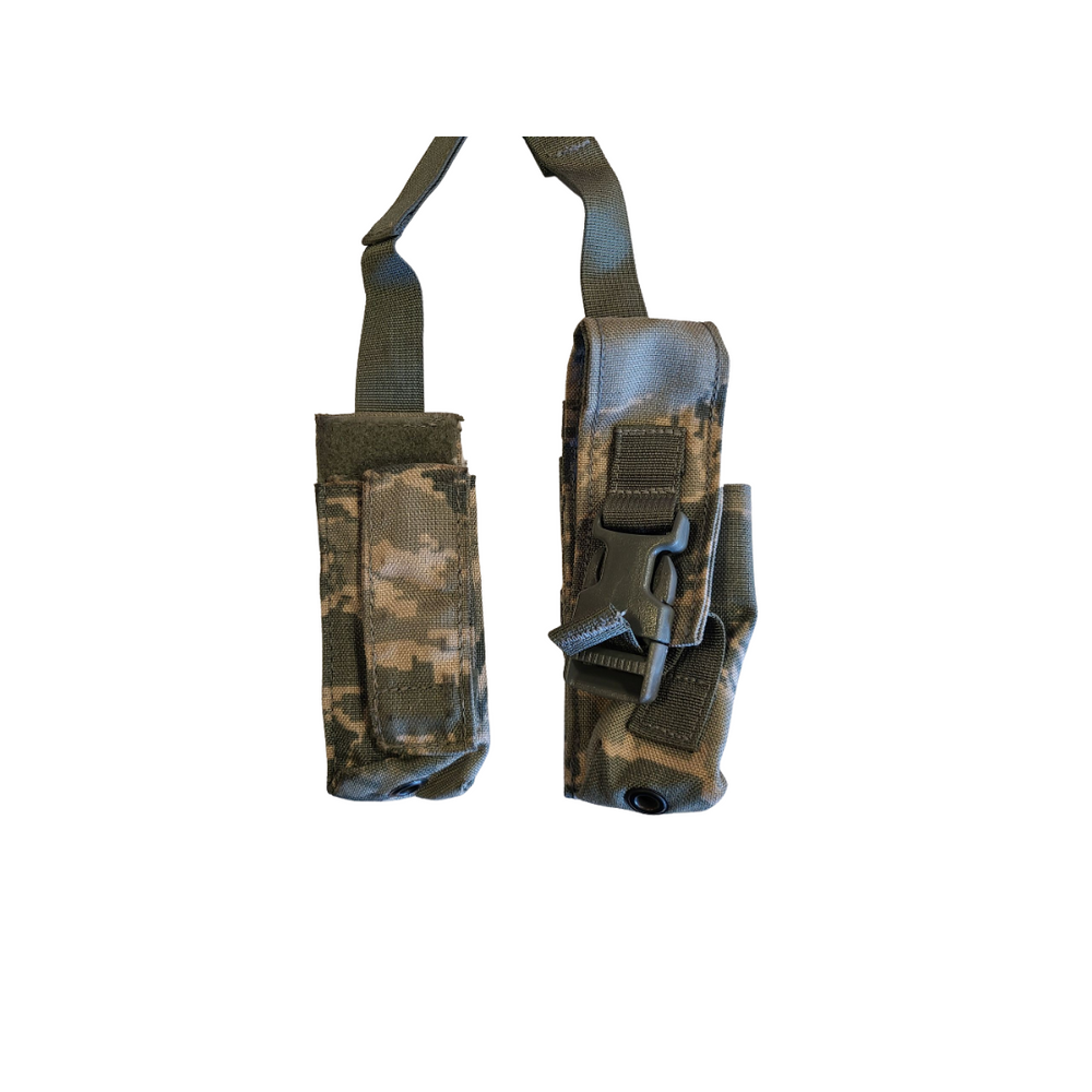 Single Magazine 9mm or 45mm Universal Pouch digital camo great for airsoft and paintball - USA Supply