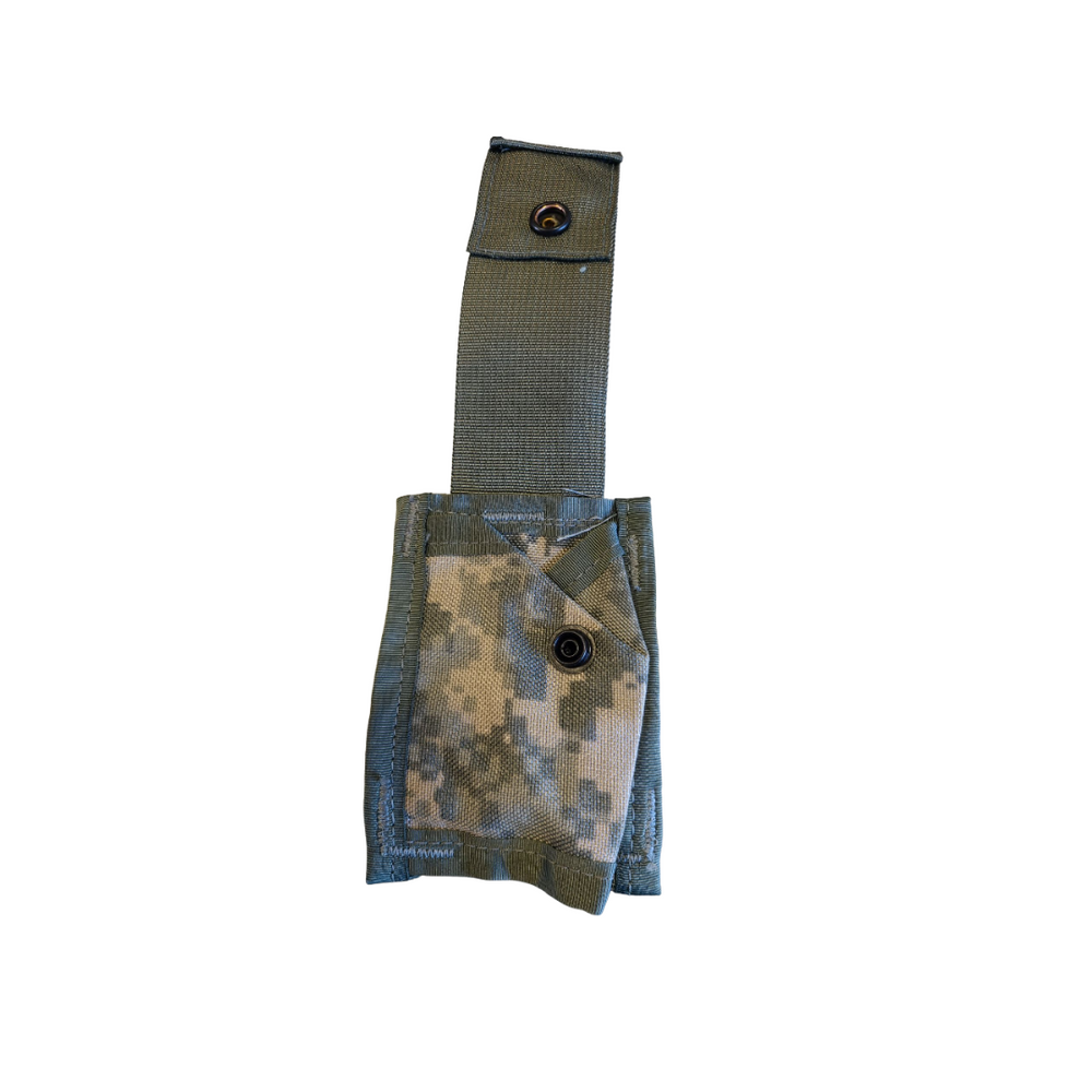 40MM Single POUCH - 40MM - ACU-DIGITAL - MILITARY SURPLUS - NEW great for airsoft and paintball - USA Supply