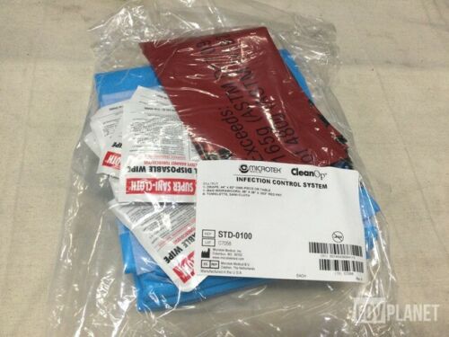 NEW CASE OF 10 MICROTEK CleanOp Infection Control System STD-0100 - USA Supply