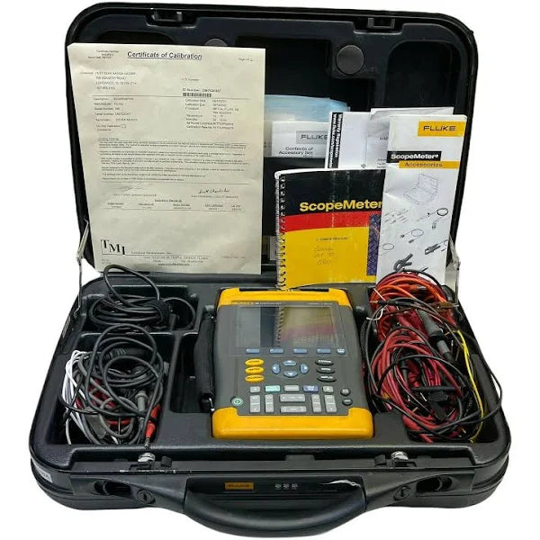 Fluke 199C/S 199 C/S 200MHZ Portable Oscilloscope Scopemeter MultiMeter Meter Tester Test Equipment - USA Supply