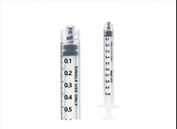 PLPT LDV - 1ML LDV Luer-Lock Syringe - 1 Box (100 Units/Box) - No Needles